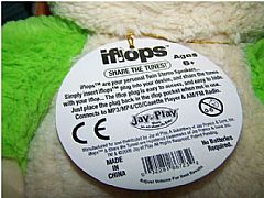 IFLOPS LIME GREEN SOFT TOY CUTEST FROG BACK PACK 40 cm SPEAKERS IPOD IPHONE MP3 GREAT GIFT BARGAIN